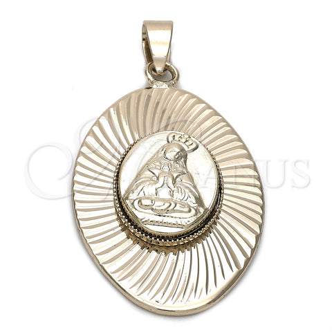 Dije Religioso 5.197.011 Oro Laminado, Diseño de Altagracia, Diamantado, Tono Dorado