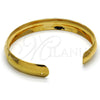 Aro Individual 5.229.002 Oro Laminado, Diseño de Flor, Diamantado, Tono Dorado (10 MM Thickness, One size fits all)