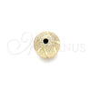 Bead 5.234.030.10.100 Oro Laminado, Diseño de Bola, Mate, Tono Dorado
