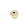 Bead 5.234.030.10.100 Oro Laminado, Diseño de Bola, Mate, Tono Dorado