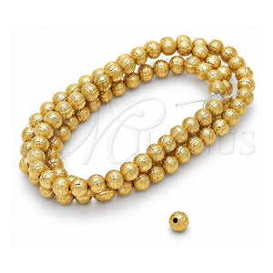 Bead 5.234.030.06.100 Oro Laminado, Diseño de Bola, Mate, Tono Dorado