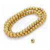 Bead 5.234.030.06.100 Oro Laminado, Diseño de Bola, Mate, Tono Dorado