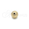 Bead 5.234.030.08.100 Oro Laminado, Diseño de Bola, Mate, Tono Dorado