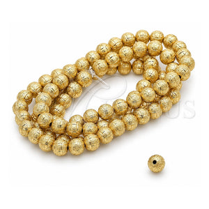Bead 5.234.030.08.100 Oro Laminado, Diseño de Bola, Mate, Tono Dorado
