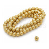 Bead 5.234.030.08.100 Oro Laminado, Diseño de Bola, Mate, Tono Dorado