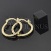 Argolla Pequeña 5.146.011 Oro Laminado, Mate, Tono Dorado