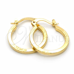 Argolla Pequeña 5.146.011 Oro Laminado, Mate, Tono Dorado