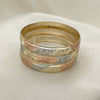 Docena de Aros 03.08.0088.02 Chapa de Oro, Diamantado, Tres Tonos (06 MM Thickness, Size 2 (1.75 Diameter))