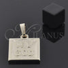 Dije Religioso 05.163.0044 Oro Laminado, Diamantado, Tono Dorado