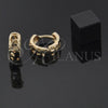 Argolla Huggie 02.164.0007 Oro Laminado, Pulido, Tono Dorado