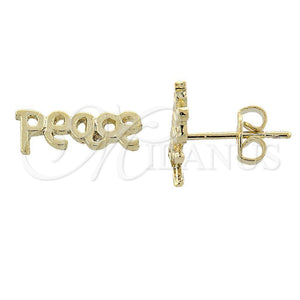 Arete Dormilona 02.94.0053 *PROMO* Oro Laminado, Pulido, Tono Dorado