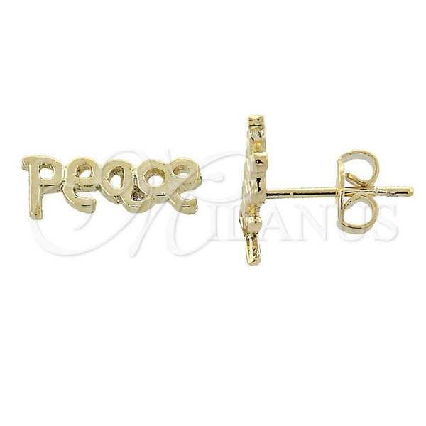 Arete Dormilona 02.94.0053 *PROMO* Oro Laminado, Pulido, Tono Dorado