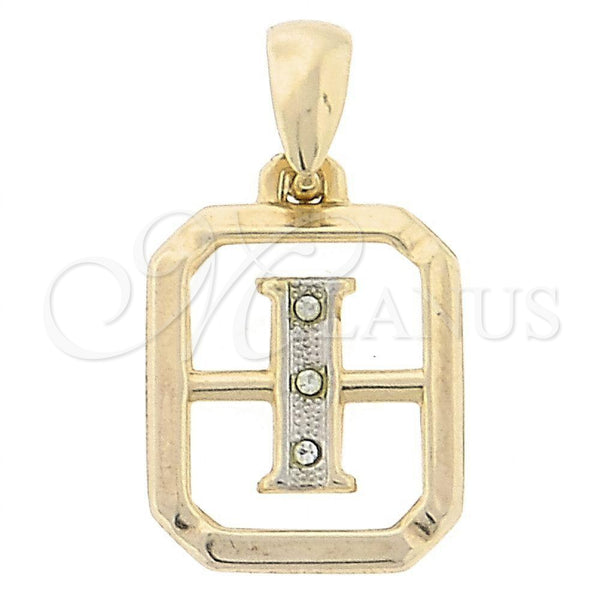 Dije Elegante 05.16.0177 Oro Laminado, Pulido, Dos Tonos
