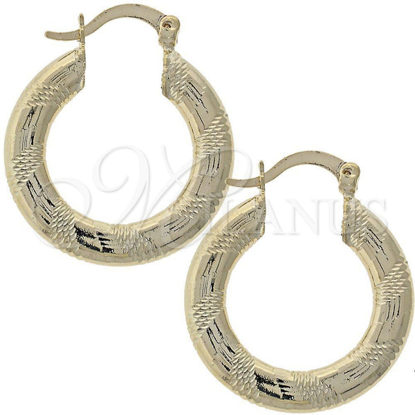 Argolla Pequeña 5.147.012.1 Oro Laminado, Diamantado, Tono Dorado