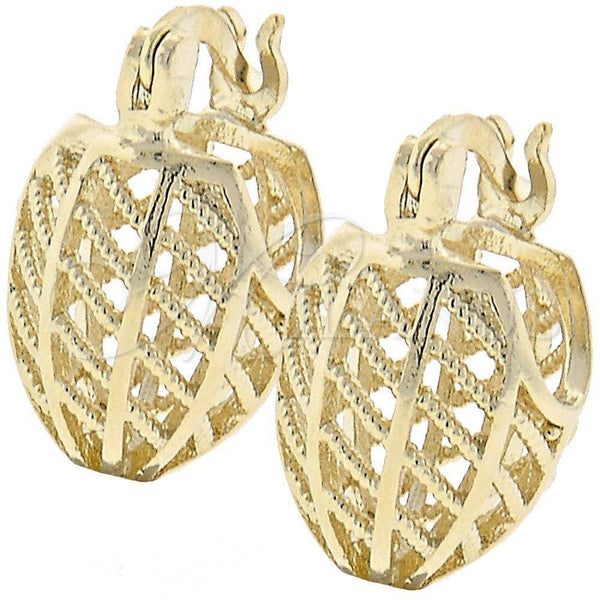 Argolla Pequeña 5.157.029.2 Oro Laminado, Diamantado, Tono Dorado
