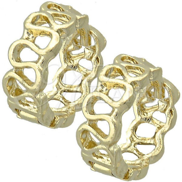 Argolla Huggie 5.133.022.1 Oro Laminado, Pulido, Tono Dorado