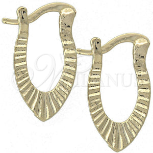 Argolla Pequeña 5.159.068.3 Oro Laminado, Diamantado, Tono Dorado
