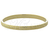 Aro Individual 07.156.0038 Oro Laminado, Diseño de Oja, Diamantado, Tono Dorado (03 MM Thickness, Size 5 (2.50 Diameter))