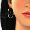 Argolla Mediana 02.156.0152.40 Oro Laminado, con Blanca Zirconia Cubica, Pulido, Tono Dorado