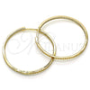 Argolla Mediana 02.156.0152.40 Oro Laminado, con Blanca Zirconia Cubica, Pulido, Tono Dorado
