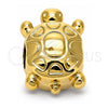 Dije Love Link 05.179.0002 Oro Laminado, Diseño de Tortuga, Pulido, Tono Dorado