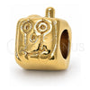 Dije Love Link 05.179.0022 Oro Laminado, Pulido, Tono Dorado
