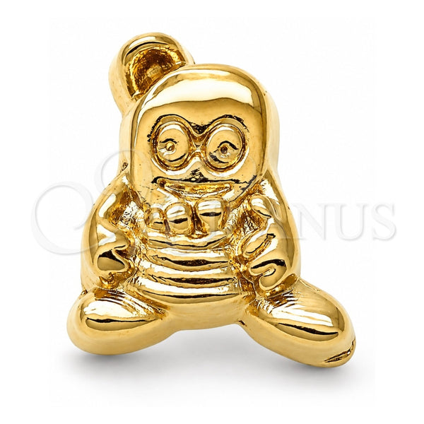 Dije Love Link 05.179.0043 Oro Laminado, Pulido, Tono Dorado