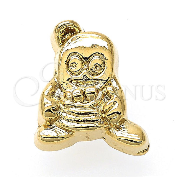 Dije Love Link 05.179.0043 Oro Laminado, Pulido, Tono Dorado