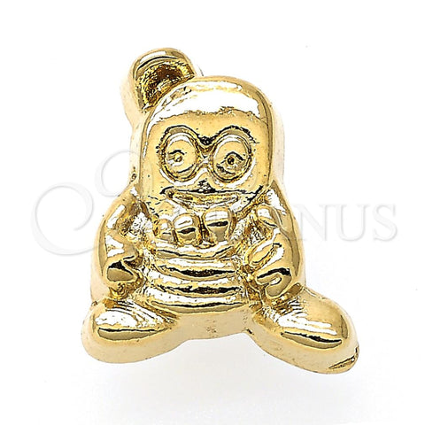 Dije Love Link 05.179.0043 Oro Laminado, Pulido, Tono Dorado