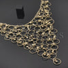 Gargantilla Elegante 04.105.0003 Oro Laminado, Diseño de Gota, Pulido, Tono Dorado (18 Inches Length)