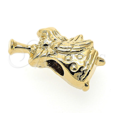 Dije Love Link 05.179.0030 Oro Laminado, Pulido, Tono Dorado