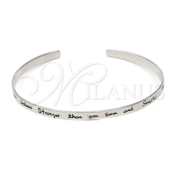 Aro Individual 07.174.0002 Plata Rodinada, Diseño de Amor, Pulido, Tono Plateado (07 MM Thickness, One size fits all)