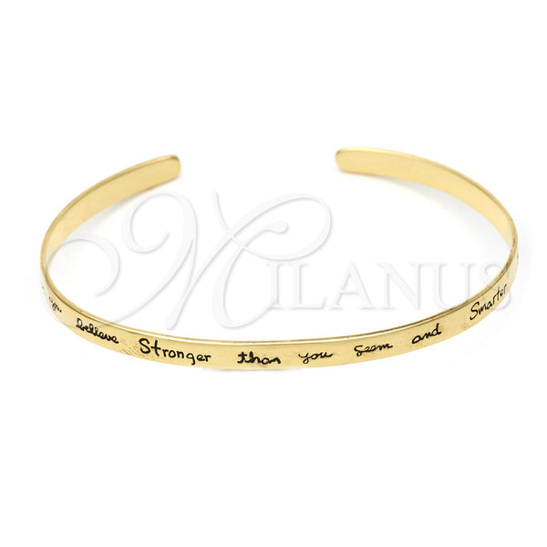Aro Individual 07.174.0002.1 Plata Rodinada, Diseño de Amor, Pulido, Tono Dorado (06 MM Thickness, One size fits all)