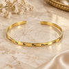 Aro Individual 07.174.0003.1 Plata Rodinada, Diseño de Amor, Pulido, Tono Dorado (Grosor 06 MM, Talla Unica)