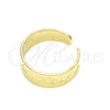 Anillo del Pie 01.117.0003 Oro Laminado, Diseño de Estrella, Diamantado, Tono Dorado (One size fits all)