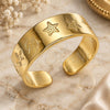 Anillo del Pie 01.117.0003 Oro Laminado, Diseño de Estrella, Diamantado, Tono Dorado (Talla Unica)