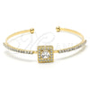 Aro Individual 07.97.0057 Oro Laminado, con Blanca Micro Pave and Blanca Zirconia Cubica, Pulido, Tono Dorado (03 MM Thickness, One size fits all)