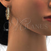 Argolla Mediana 02.155.0059.1.30 Oro Laminado, con Blanca Cristal, Diamantado, Tono Dorado