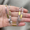 Collar y Pulsera 04.113.0039.24 Acero Inoxidable, Diseño de Mariner, Diamantado, Dos Tonos