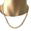 Gargantilla Basica 5.222.003.22 Oro Laminado, Diseño de Cubana, Pulido, Tono Dorado (160 Gauge, Thickness, 22 Inches Length)