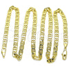 Gargantilla Basica 5.222.025.22 Oro Laminado, Diseño de Mariner, Pulido, Tono Dorado (0.80 Gauge, Thickness, 22 Inches Length)