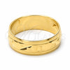 Anillo de Boda 5.164.035.10 Oro Laminado, Diamantado, Tono Dorado (Tamaño 10)