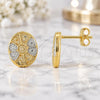 Arete Dormilona 02.55.0020 *PROMO* Oro Laminado, Pulido, Dos Tonos