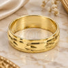 Anillo de Boda 5.164.033.07 Oro Laminado, Diamantado, Tono Dorado (Tamaño 7)