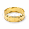 Anillo de Boda 5.164.032.07 Oro Laminado, Diamantado, Tono Dorado (Size 7)