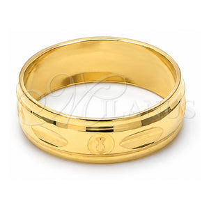 Anillo de Boda 5.164.032.09 Oro Laminado, Diamantado, Tono Dorado (Size 9)