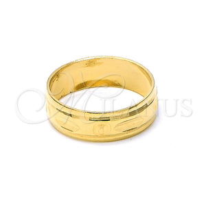Anillo de Boda 5.164.032.10 Oro Laminado, Diamantado, Tono Dorado (Size 10)