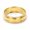 Anillo de Boda 5.164.032.10 Oro Laminado, Diamantado, Tono Dorado (Size 10)