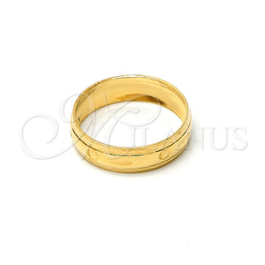 Anillo de Boda 5.164.032.11 Oro Laminado, Diamantado, Tono Dorado (Size 11)