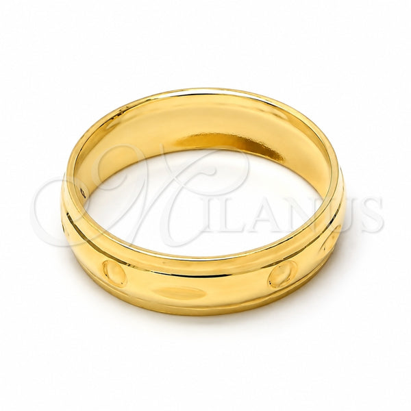 Anillo de Boda 5.164.032.11 Oro Laminado, Diamantado, Tono Dorado (Size 11)